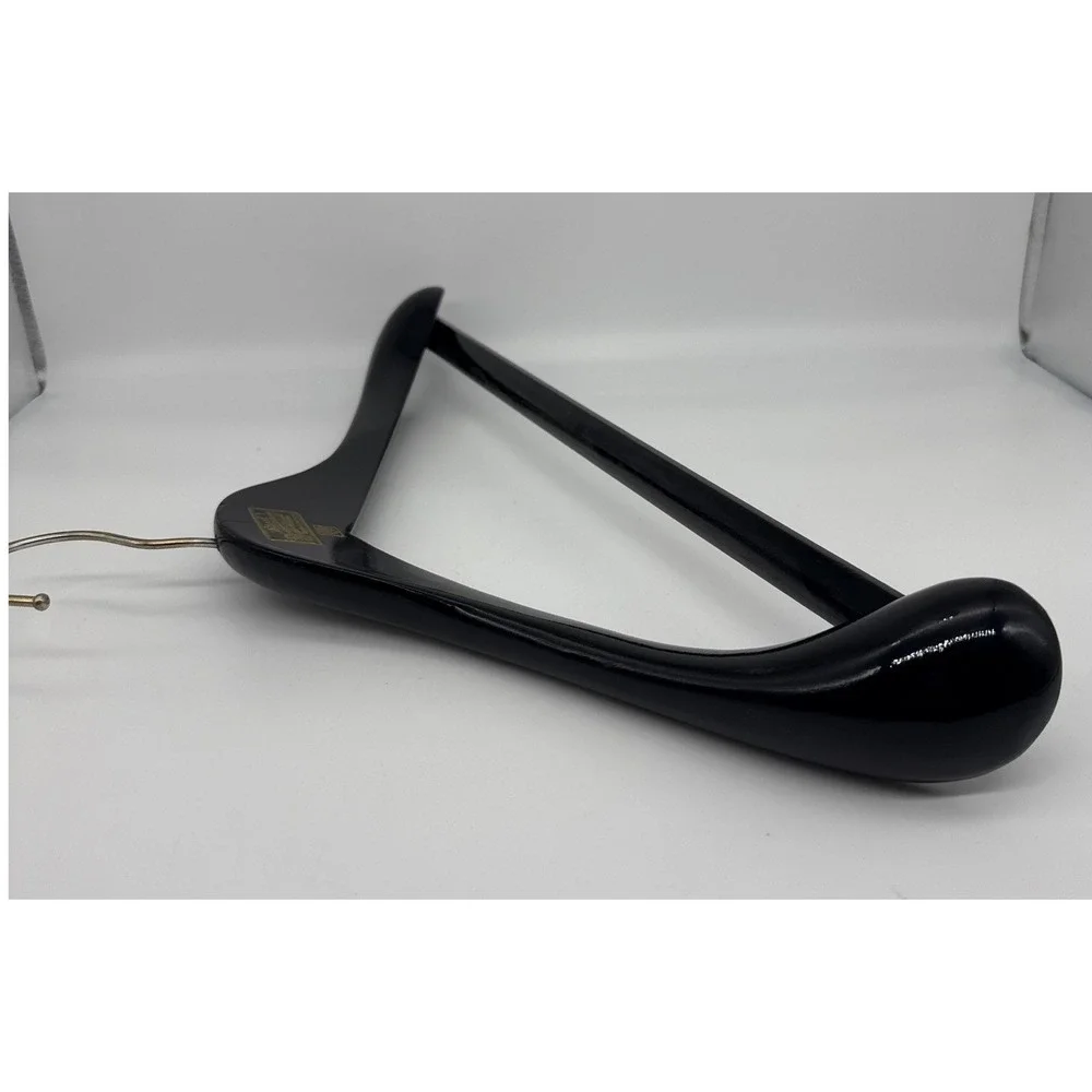 Vintage Fitwell 1 C. Birnbaum Ltd Black Wood Suit Hanger Clothes Germany Wide